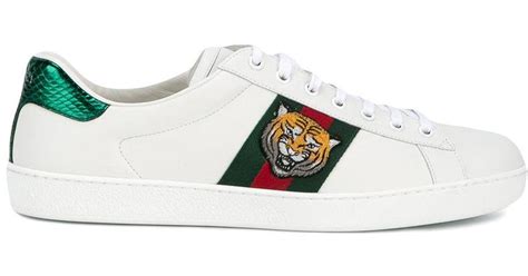 scarpe gucci tigre|gucci tiger ready to wear.